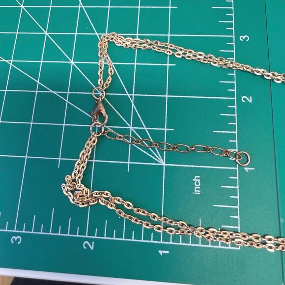 New handmade pendant necklace Mookaite beans 14K gold plated findings. - Picture 3 of 8